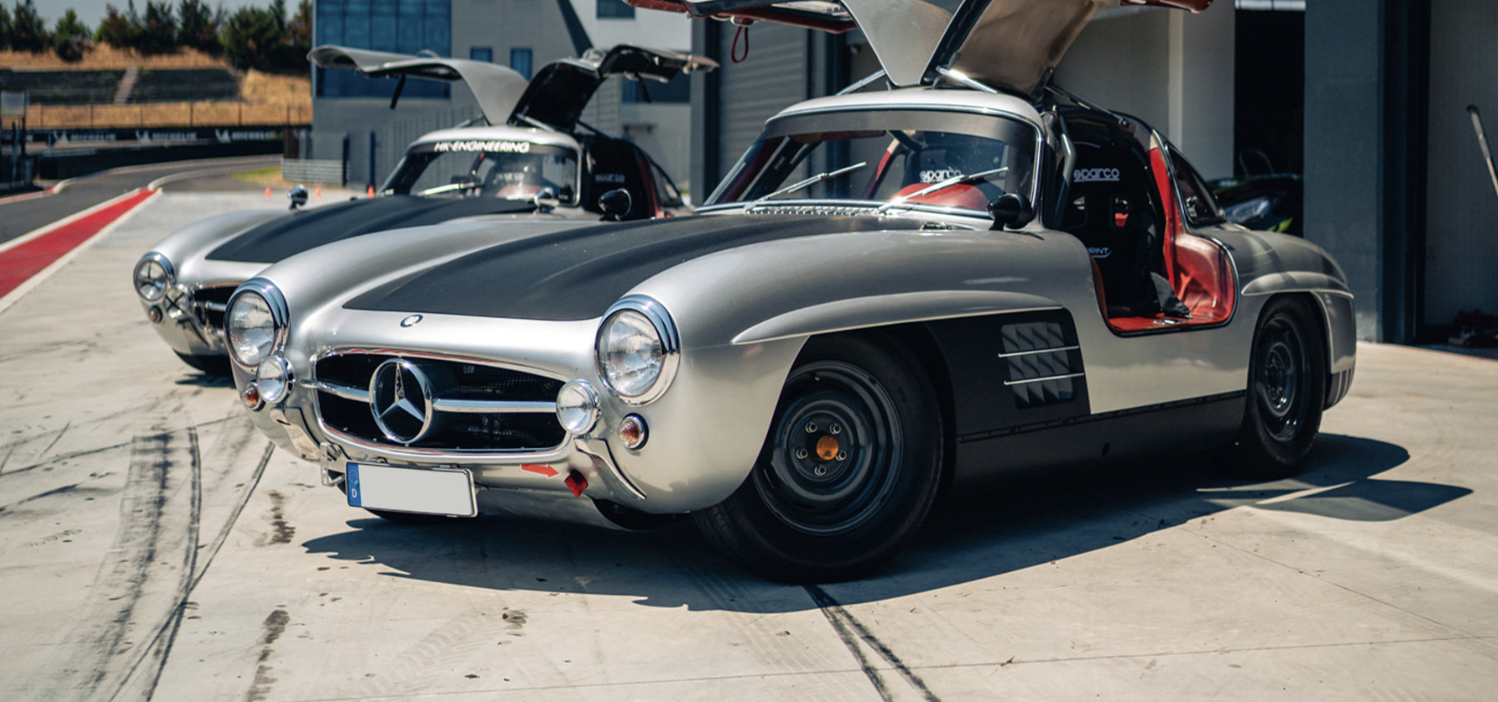 Boxenstopp im Seehaus: 300 SL-Rallye zu Gast